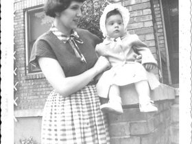 1954 May 28 - Mary's 1st bday with Joanne.jpg